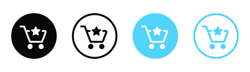 add to shopping cart icon, shop basket save symbol sign with favorite star icon  © icons gate