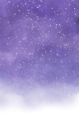 背景素材_水彩テクスチャ_夜空