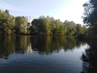 lake in the park