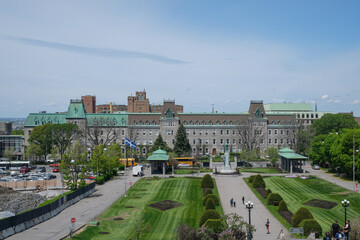 Saint Joseph's Oratory of Mount Royal with people.
