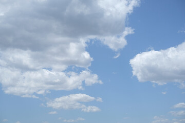 Daytime blue sky and clouds.