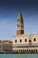 Fototapeta na wymiar Venezia. Palazzo Ducale e Piazza San Marco vista dall'Isola di San Giorgio