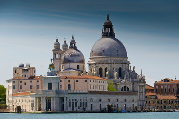 Fototapeta na wymiar Santa Maria della Salute, vista dall'Isola di San Giogio