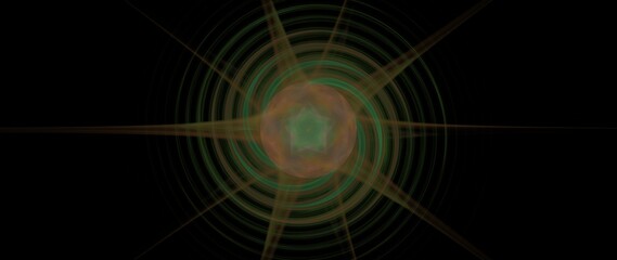 Digital Fractal Render exquisite detail showing radial symmetry and smooth flowing lines of pastel colors technological concept