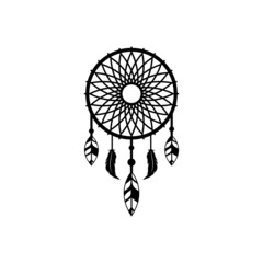 dream catcher logo icon design template vector