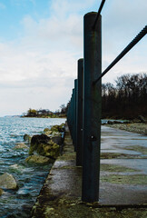 Fototapeta premium The coast of Lake Erie