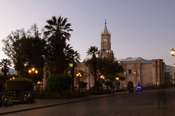 Fototapeta na wymiar Arequipa plaza