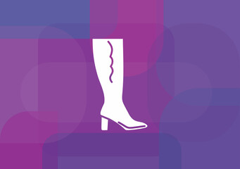 shoe icon . Vector line icon.vector illustration design