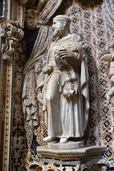 Obraz premium Décor baroque de la chapelle du Duomo de Monreale. Sicile