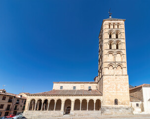 Obraz premium Saint Martin church, Iglesia de San Martin, in Segovia