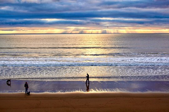 Sunburst from Aberavon beach