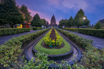 Fototapeta premium Prambanan is the largest and grandest Hindu temple in Central Java, Indonesia