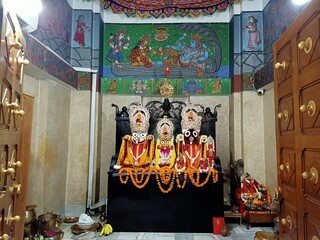 god jagannath image, temple hauz khas, new delhi