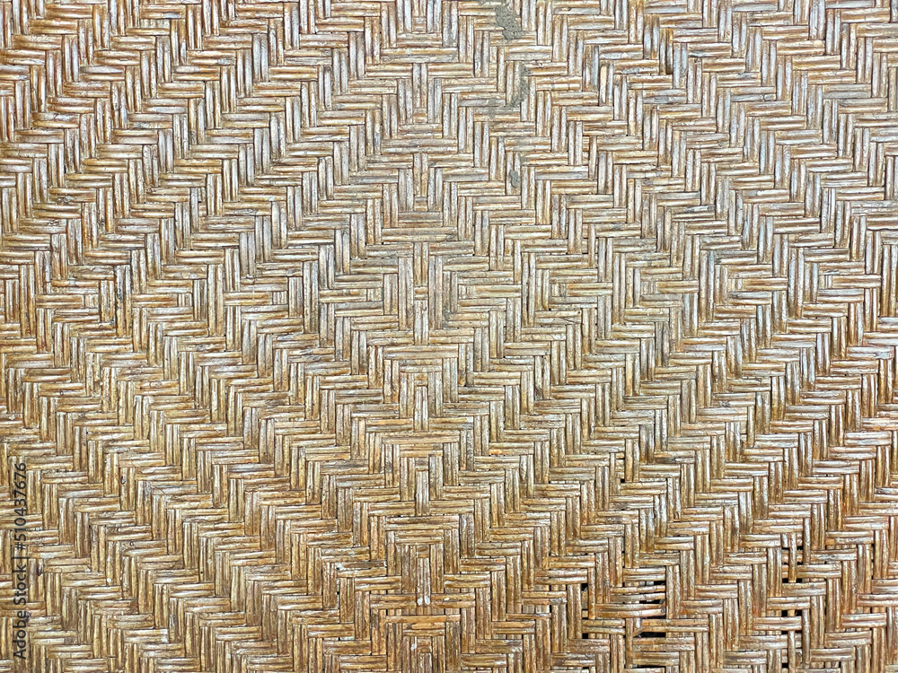 Poster rattan that forms a detailed pattern naturally. neatly embroidered without any strain and weathered 