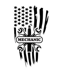 mechanic svg, mechanic flag svg, mechanic american flag svg, wrench svg, wrench flag svg, mechanic clipart, mechanic dad svg, mechanic gift

