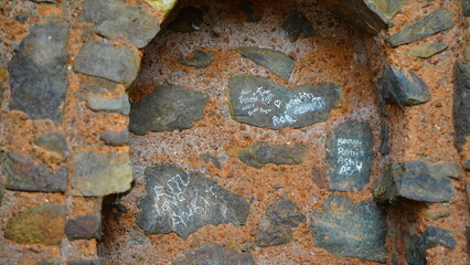 old wall architecture Feroz Shah's Tomb at Hauz Khas Fort