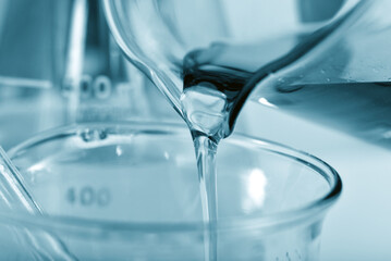Oil pouring, Laboratory and science experiments, Formulating the chemical for medical research,...