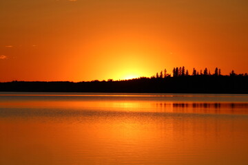 Sunset Halo, Elk island National Park, Alberta