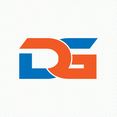 DG Letter Logo Design Template Vector 