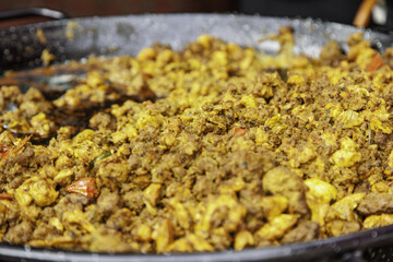 Stewed meat with curry