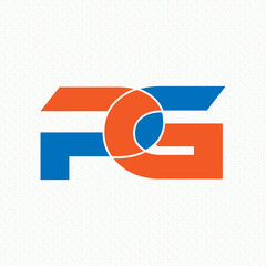 PG Letter Logo Design Template Vector 