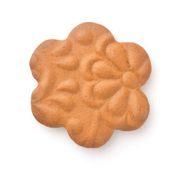 Top view of gingerbread flower