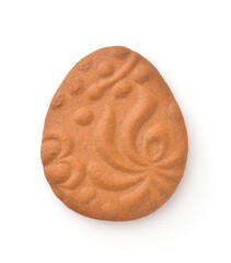 Top view of easter egg gingerbread