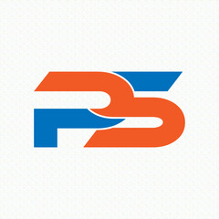 PS Letter Logo Design Template Vector 