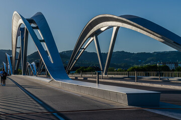 Neue Donaubrücke in Linz an der Donau
