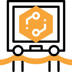 gallery flat line icon