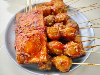 spicy grilled meatballs