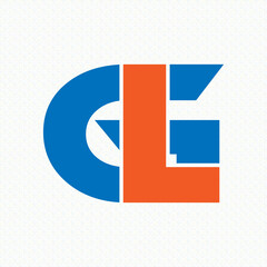 GL Letter Logo Design Template Vector 