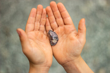 hands of the person