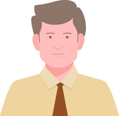 Professor. a mature businessman wearing glasses