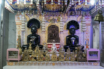 Fototapeta premium Jina Images from Lalitpur's Bada Mandir