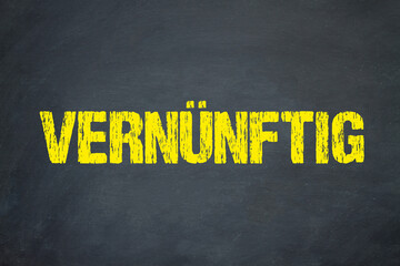 vernünftig