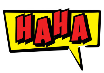 Haha Comic Style Icon