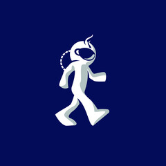 Astronaut Coffee Logo