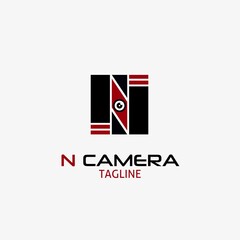 Logo initials N camera