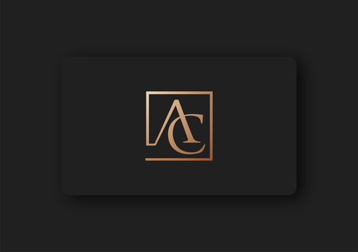 AC Logo design, Creative logo design, minimalist logo design, luxury logo design