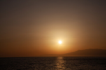 sunset in Cabo de Gata, Almeria