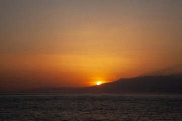 sunset in Cabo de Gata, Almeria