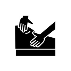 Anticellulite massage line color icon. Physiotherapy, acupuncture.