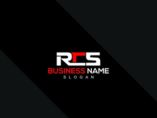 Letter RCS Logo Icon, Modern RC Logo Letter Vector Image Design For any type of business