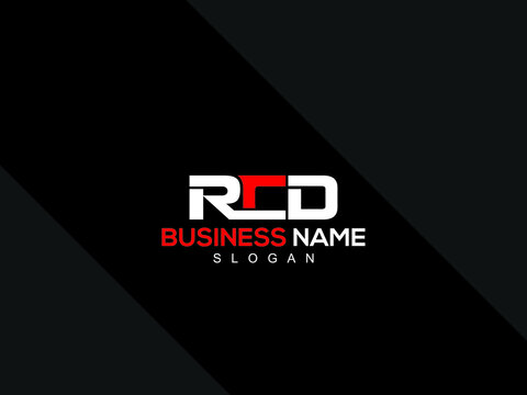 Colorful RCD Logo Icon, Modern RC Logo Letter Vector Image Design For any type of business