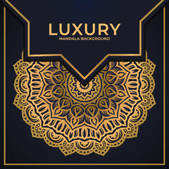 Luxury mandala round ornament pattern background
