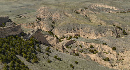 View from North Overlook, Scotts Bluff National Monument