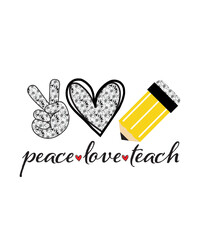 peace love teach svg png, teacher svg, school svg, teach love inspire, funny teacher svg, teacher life svg, teacher shirt svg, teaching svg

