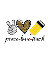 peace love teach svg png, teacher svg, school svg, teach love inspire, funny teacher svg, teacher life svg, teacher shirt svg, teaching svg
