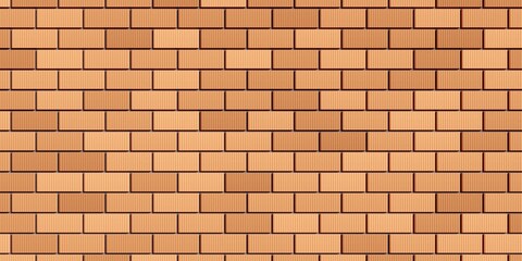 Raw, unrendered masonry bricks wall background texture, frame filling